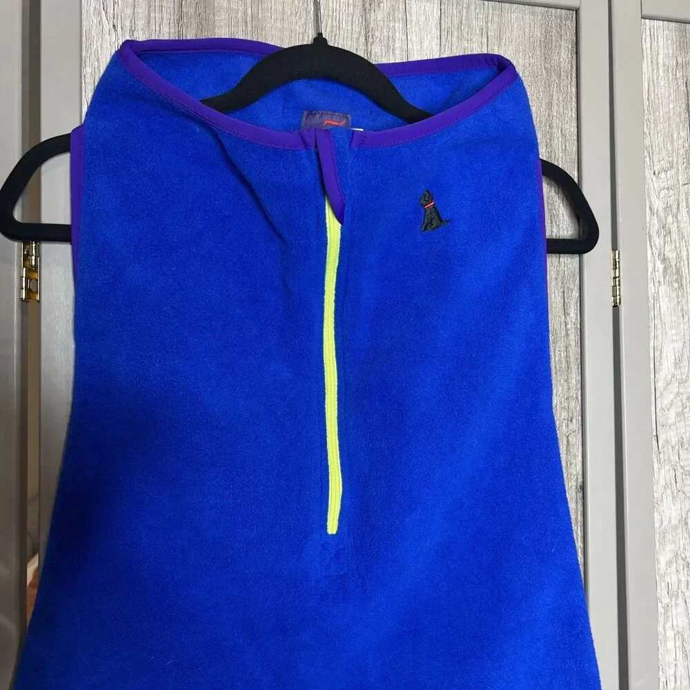 Cozey 7 TrailHopper Overalls Fleece Zipper Wearable Blanket Size 18 - 2T Blue